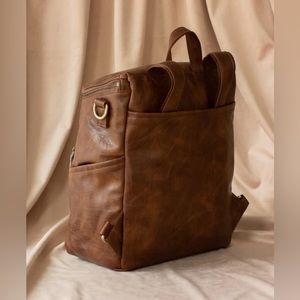 AZARIA La Mere original backpack/diaper bag: Brown